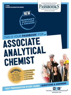 cover image of Associate Analytical Chemist